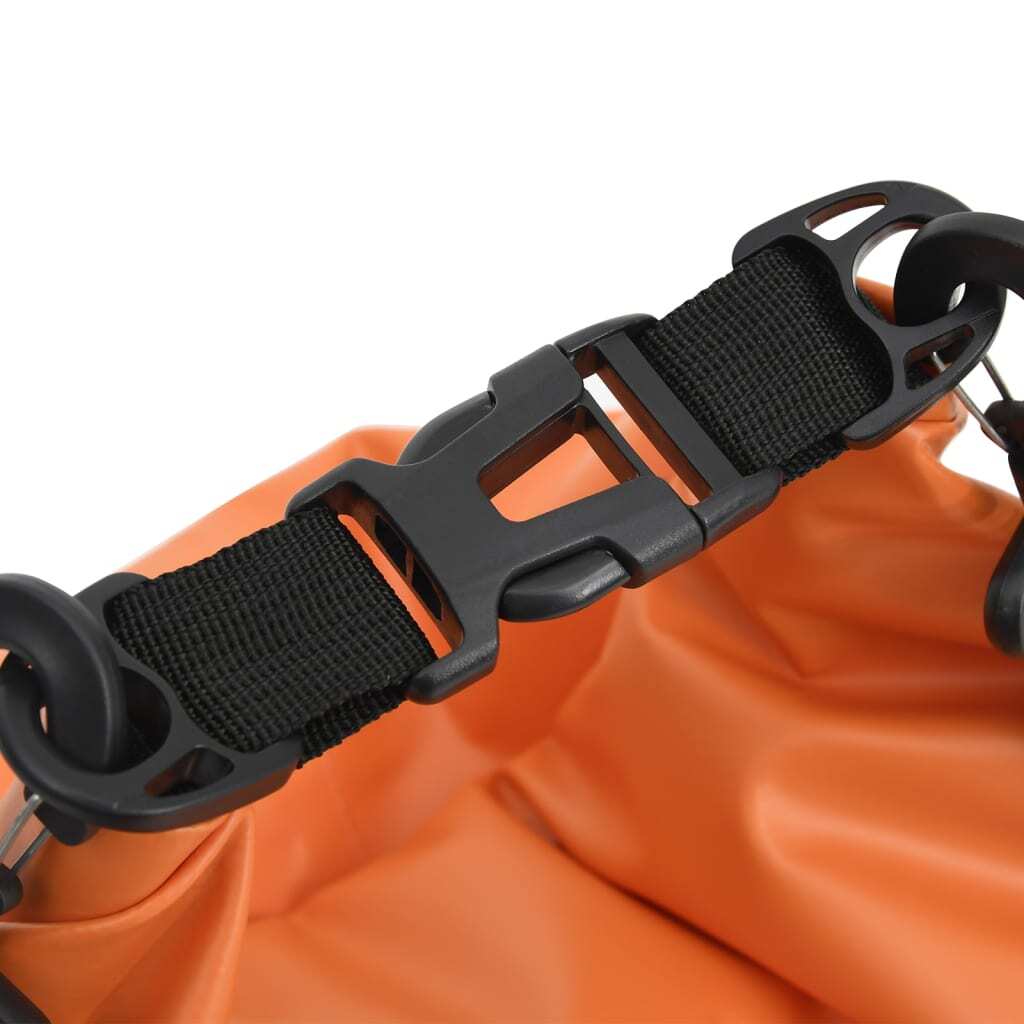 Dry Bag with Zipper Orange 5.3 gal PVC