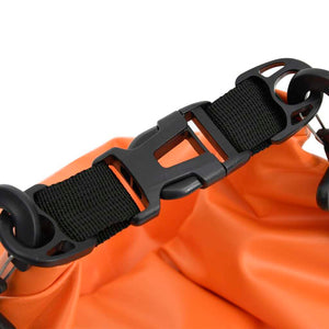 Dry Bag with Zipper Orange 5.3 gal PVC