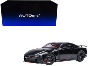 Nissan GT-R50 By ItalDesign Black and Matt Black 1/18 Model Car by Autoart