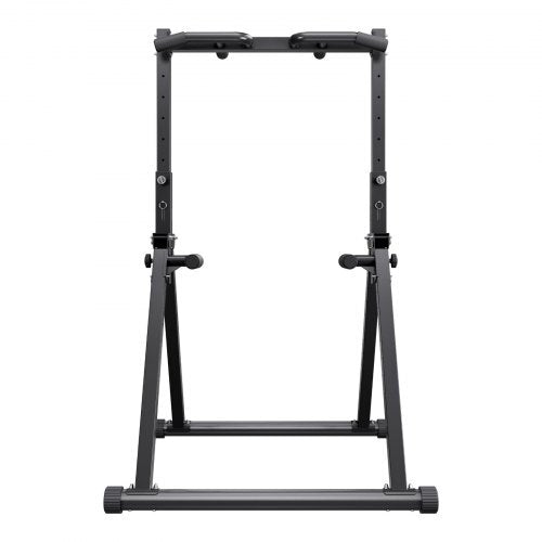 Pull Up Bar, 330LBS Capacity Portable Pullup Bar Station, Pullup Bars Free Standing with Triangular Structure & Heavy-Duty Steel Tube, 9 Level Height Adjustment Gravity Fitness for Arms, Back