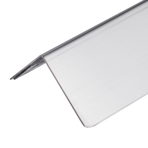 Stainless Steel Wall Corner Protector, 2 x 2 x 48 inch, 10 Pack Metal Corner Guards, 304 Stainless Steel Edge Trim 90-Degree Angle for Home,Office,Commercial Wall Protection, with 3m Tape