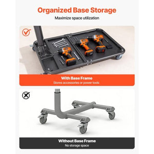 Hard Top Remover Lift, 220 lbs, Jeep Hardtop Removal and Storage System, Quick & Easy One-Person Operation, Adjustable Height, for Jeep Wrangler YJ, TJ, JK, JL, 4XE, Ford Bronco 4 Door & 6 Gen+