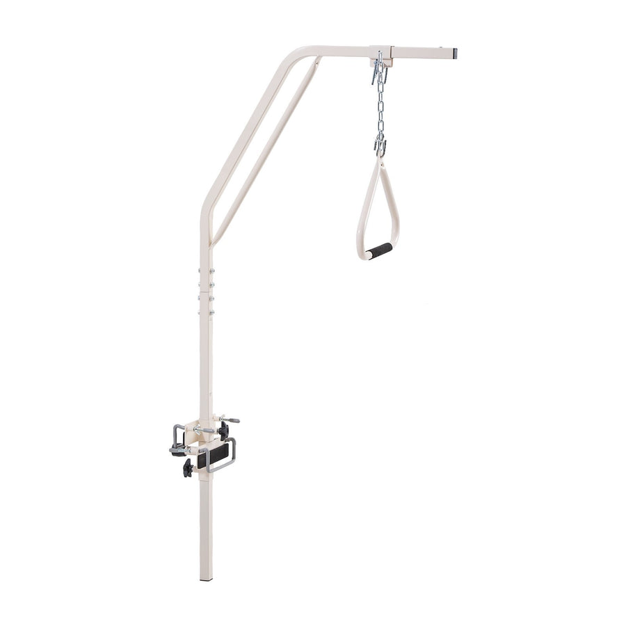 Trapeze Bar for Bed Mobility, Medical Bed Trapeze with Clamps & Metal Chain, 250LBS Weight Capacity Bed Pull Up Assist for Elderly & Disabled, Ideal for Home Care, Hospitals, Nursing Homes