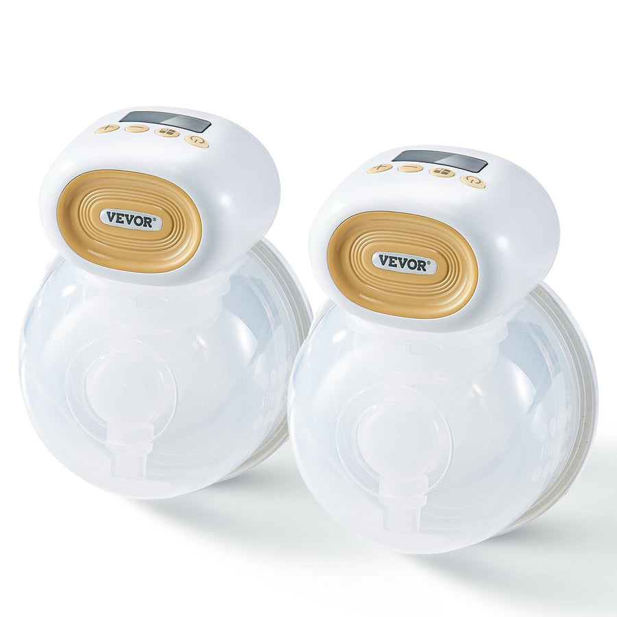 Breast Pump, Wearable Electric Breast Pumps Hands Free, 4 Mode & 12 Levels, 300mmHg Strong Suction, Ultra-Quiet Rechargeable Portable Breastfeeding Pump with LED Display, 24mm Insert/28mm Flange
