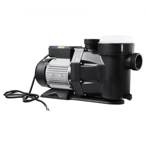 Above Ground Pool Pump, 3 HP, 149 GPM Max Flow Single Speed Swimming Pool Pump, 220V 3450 RPM 42 ft Max Head Lift with PP Shell Strainer Basket, 122?F Max Water Temp, for Hot Tubs Spas, No Plug