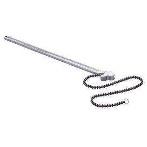 Chain Wrench, 48 inch Chain Pipe Wrench, 13.4 inch Diameter Capacity, CRV Reversible Pipe Fitting Tool Wrench with High Strength Jaw and Ergonomic Handle, for Pipe Installation and Car Repair