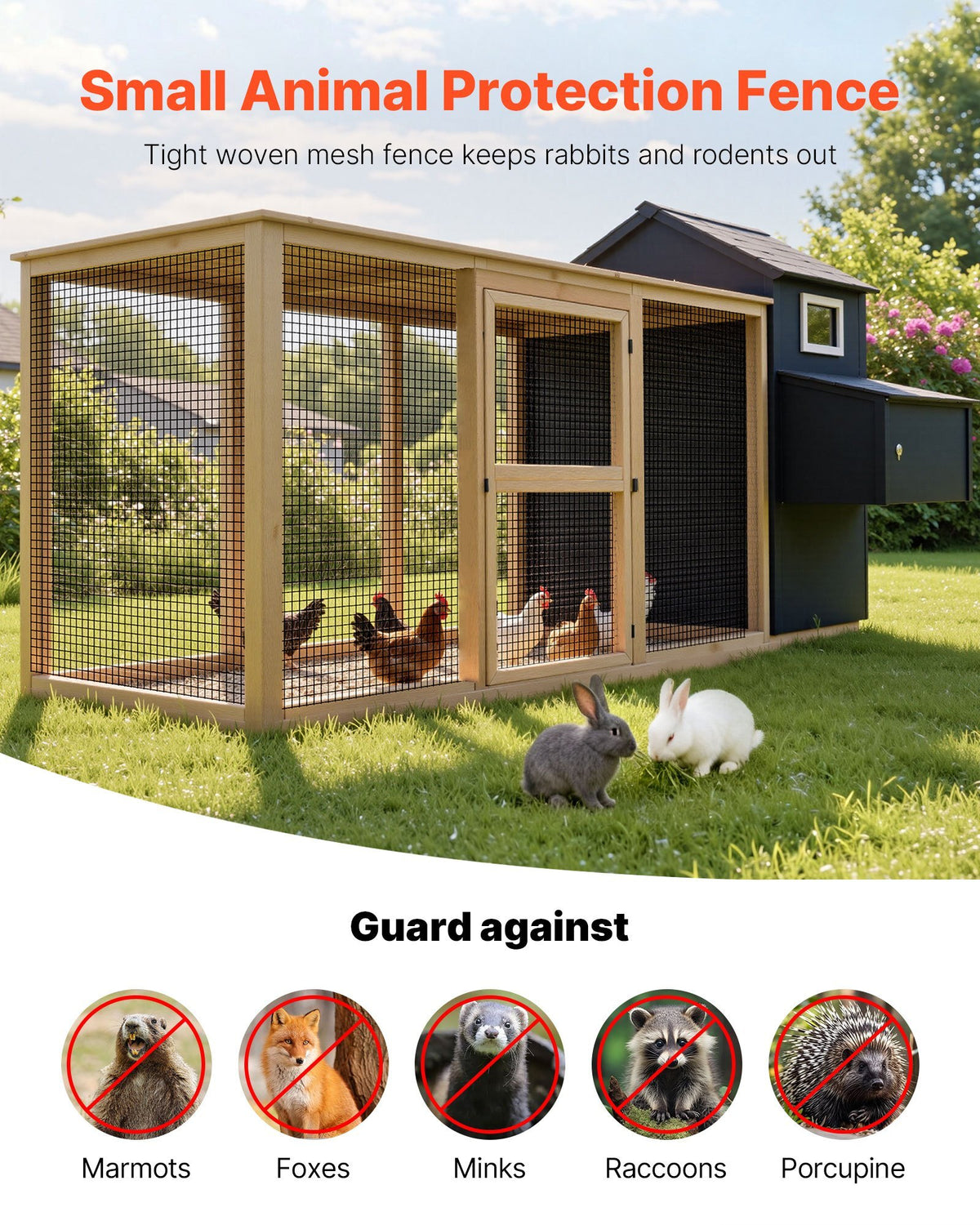 Hardware Cloth 60 in x 50 ft, 1/2 in 19 Gauge Galvanized Wire Mesh Roll, Weather-Resistant Vinyl Coated Chicken Wire Fencing, Heavy Duty Welded Garden Plant Fencing for Rabbit Cage Snake Fence