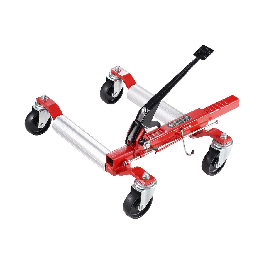 Wheel Dolly, Max Capacity 1500 Lbs Car Dolly, Car Jack Dolly Lifter with Wheels, Heavy Duty Vehicle Positioning Ratchet Tire Jack, for Vehicle Car Auto Repair Moving
