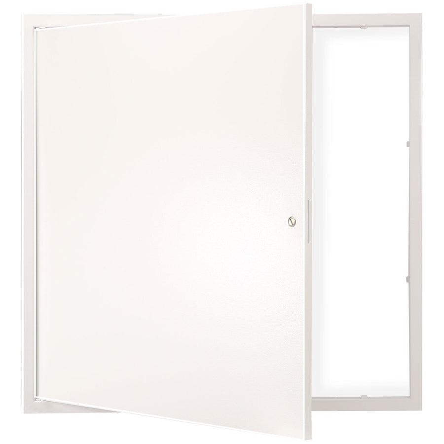 Access Panel for Drywall & Ceiling, 24 x 24 Inch Plumbing Access Panels, Reinforced Access Door, Heavy-Duty Steel Wall Hole Cover, Easy Install Removable Hinged Panel for Wiring & Cables, Silver