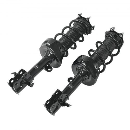 Front Shock Absorber Strut Assembly, 2Pcs Shock and Strut Assembly with Coil Spring, Compatible with 2007-2014 Honda CR-V, Automotive Replacement Struts, OE 272491/272492