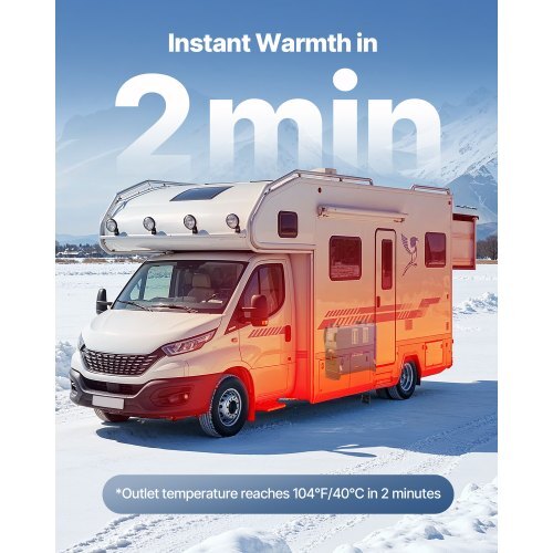 Diesel Heater, 8KW, DC 12V/24V, All in One Portable Diesel Air Heater with Remote Control and LCD Screen, Fast Heating Low Noise, 1.3 Gal Fuel Tank for Vehicles, Vans, RVs, Campers, and Trucks