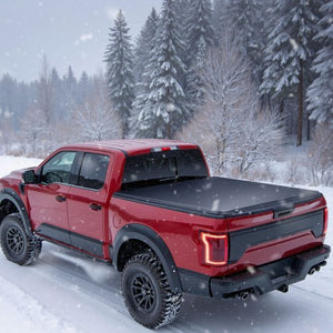 Soft Roll-Up Truck Bed Tonneau Cover, Compatible with 2017-2026 Honda Ridgeline, Fits 5 ft (5 ft 4 in/64 in) Bed, Triple-Layer Heavy-Duty PVC Tonneau Cover with Three Aluminum Alloy Support Bars