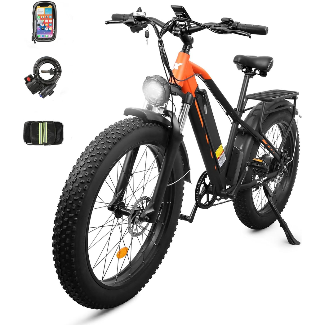 Electric Bike 1000W Motor Fat Tire 26x4 Mountain Bike