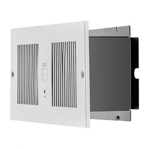 4-Inch Room to Room Fan, 2-in-1 300 CFM Through Wall Fan with Remote Control & Temperature Control, 10-Speed Ventilation Quiet Vent for Kitchen, Living & Laundry Room, Workshop