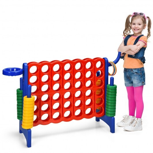 2.5Ft 4-to-Score Giant Game Set-Blue - Color: Blue