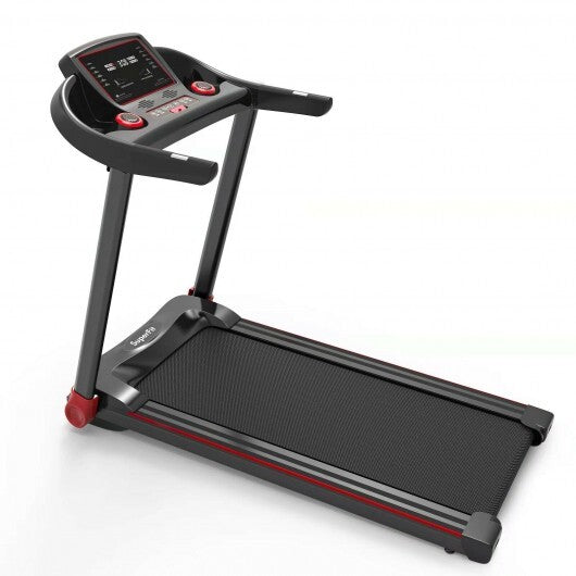 2.25HP Electric Running Machine Treadmill with Speaker and APP Control-Red