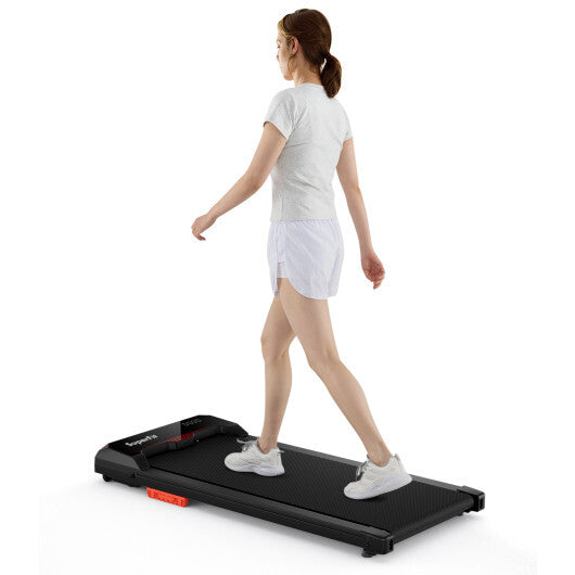 2.5HP Under Desk Treadmill with Remote Control and LED Display-Black