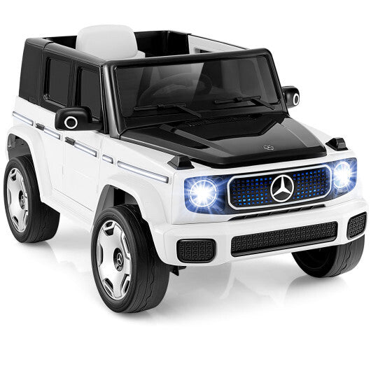 12V Licensed Mercedes-Benz EQG Kids Ride On Car with Remote Control-Black