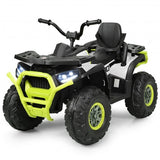 12 V Kids Electric 4-Wheeler ATV Quad with MP3 and LED Lights-Black