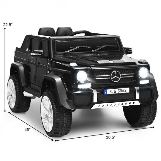 12V Licensed Mercedes-Benz Kids Ride On Car-Black