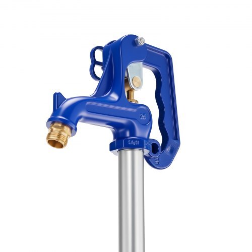 Frost Proof Yard Hydrant, 6.22FT Freeze-Proof Outdoor Faucet with 48" Bury Depth, 3/4" NPT Pipe Connection, Lever Handle + Handwheel, No Lead Freezeless Hydrant for Yard Garden Farm Irrigation