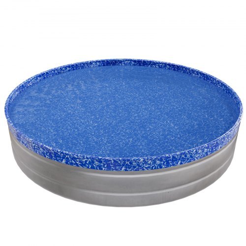 10ft Pool Liner, Round Overlap Swimming Pool Liner for 27.5 in Wall Height, Heavy Gauge Vinyl, Easy Install with Leak-Proof Patches, Designed for Steel Sided Above-Ground,Outdoor, Crystal