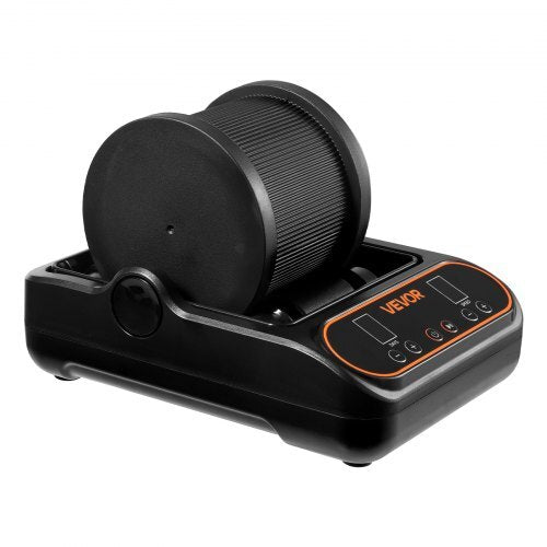Rock Tumbler, 2 lb Rock Polishing Machine, Rocks Tumbling Kit with 4-Speed Adjustment, 1?9 Day Timer, PC Sound Reduction Cover & TPU Drum, Direct Drive Motor Rocks Polishing, Quiet Operation
