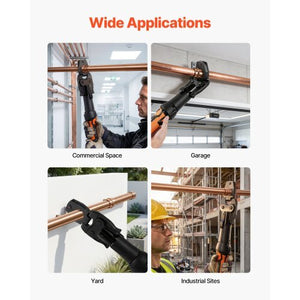 Press Actuator for 24KN Compact Series Press Tools, Works with 1/2", 3/4", 1" & 1-1/4" Press Rings - Compatible with ProPress Copper Pipes (Ring NOT Included)