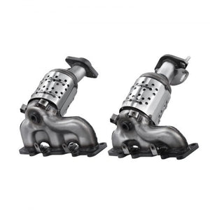 Catalytic Converter, 2 Pack, Compatible with Ford Police Interceptor Sedan Explorer FLEX Police Interceptor Utility Taurus/Lincoln MKS MKT MKZ, 3.5L V6, Front, Left, Right, Replacement OE 30585
