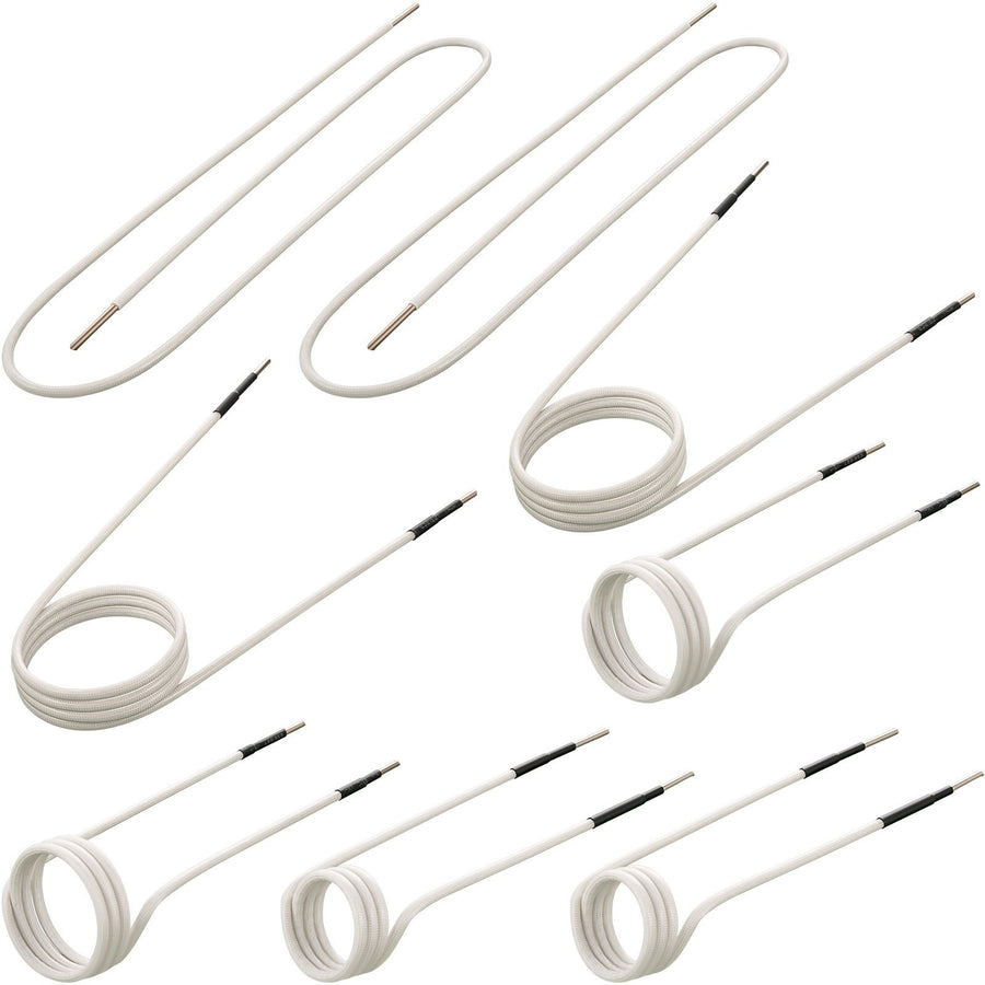 Induction Heater Inductor Coil Kits, No-Flame Heat Accessories 8pcs, Heat Resistant Induction Heater Tool with Flexibility For Removing Rusty Bolts and Nuts