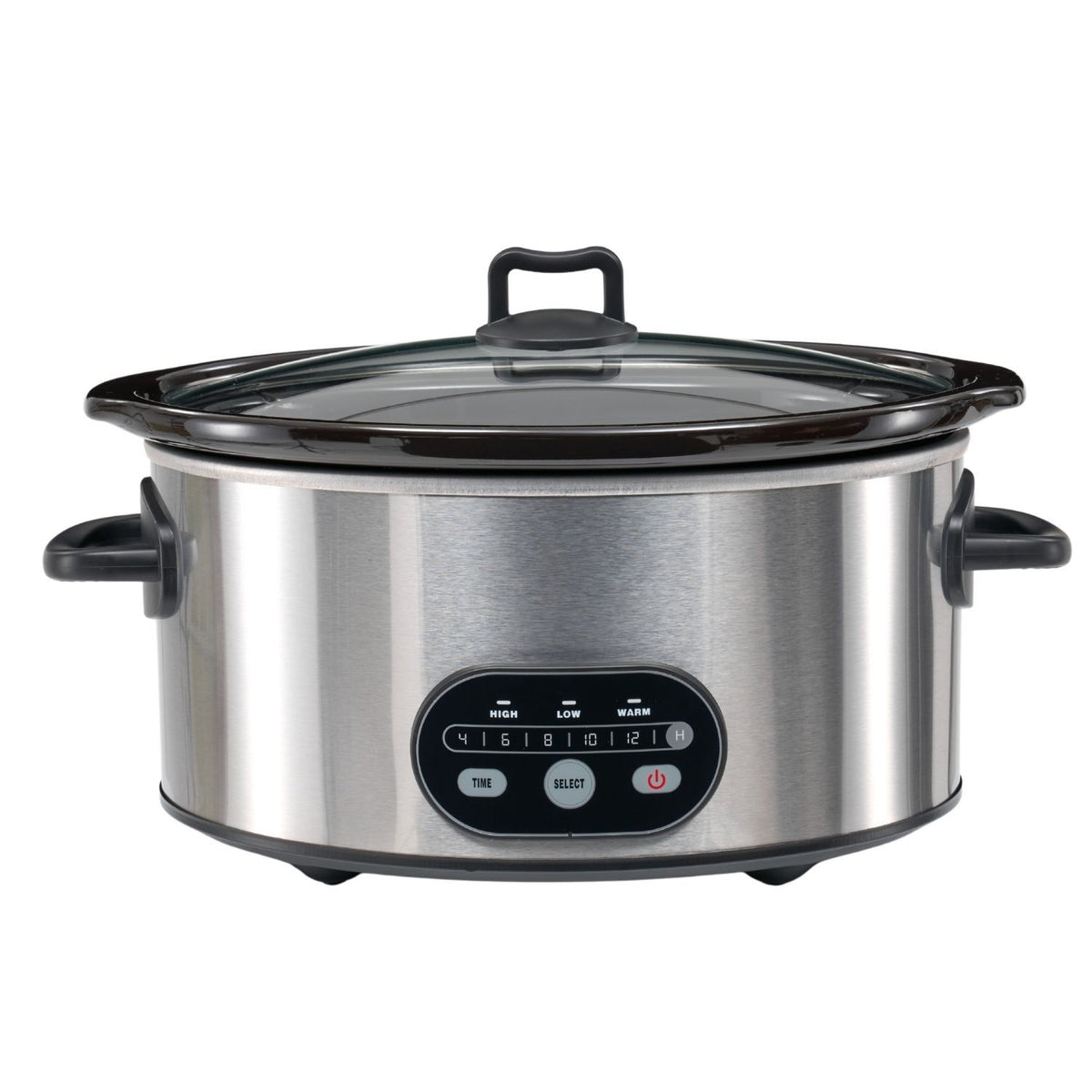 6/8 Quart Slow Cooker with 3 Cooking Settings, Non-Stick Ceramic Inner Pot, Dishwasher-Safe Lid, Multi-Functional Slow Cooker for Soups, Stews, R