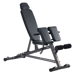 Multifunctional Bench Press Bench, Adjustable Bench for Supine, Prone, And Flat Positions, High-Intensity Back Extension Roman Chair, Foldable Si