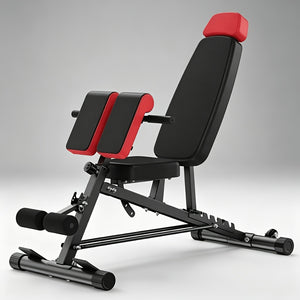 Multifunctional Bench Press Bench, Adjustable Bench for Supine, Prone, And Flat Positions, High-Intensity Back Extension Roman Chair, Foldable Si