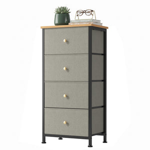 4-drawer storage cabinet - suitable for bedrooms, living rooms, and wardrobes