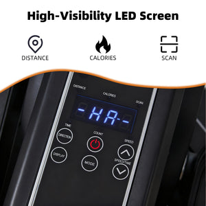 Compact Under-Desk Elliptical – Quiet Mini Pedal Exerciser with Adjustable Speed and LED Display — Fitness Equipment