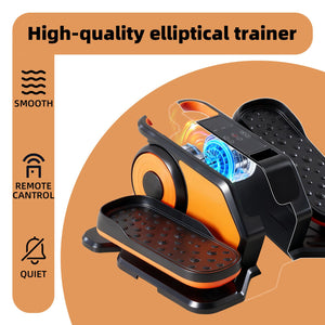 Compact Under-Desk Elliptical – Quiet Mini Pedal Exerciser with Adjustable Speed and LED Display — Fitness Equipment