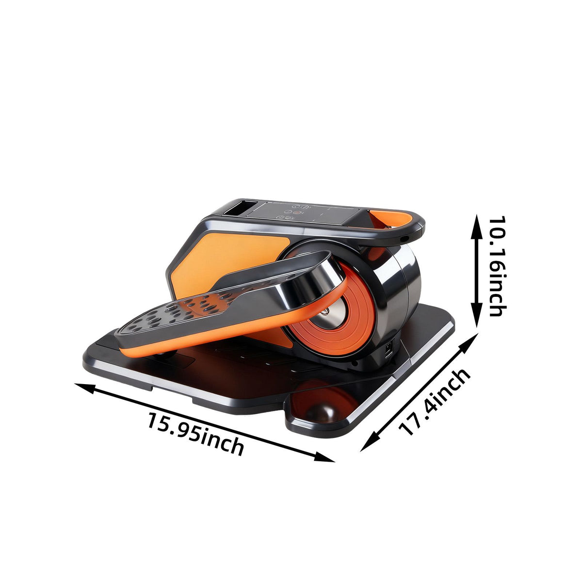 Compact Under-Desk Elliptical – Quiet Mini Pedal Exerciser with Adjustable Speed and LED Display — Fitness Equipment