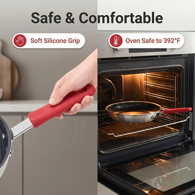Ceramic Nonstick Egg Pan, Aluminum Frying Pan with Stainless Steel Base, Oven Safe, Dishwasher Safe Skillet