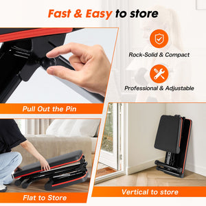 Weight Bench Adjustable Workout Bench for Home Gym, Foldable Bench Press for Full Body Exercise and Strength Training Weight Bench Adjustable Wor