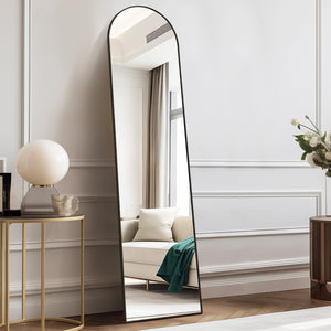 59X16" Full Length Mirror with Stand Floor Mirror with Aluminum Alloy Frame Body Wall-Mounted Mirrors For Bedroom Bathroom