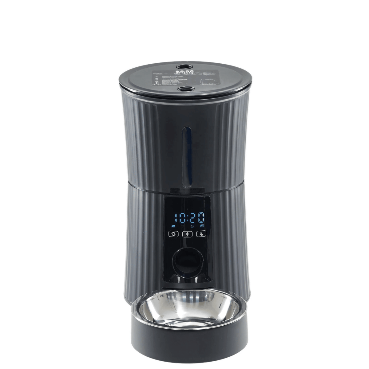 Intelligent feeder, equipped with WiFi application control function, a 4-liter capacity intelligent pet food dispenser specifically for cats and