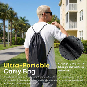 The ladder ball and golf throwing ball set is used for the ladder throwing game and includes 6 balls, a scoring board and a portable bag.