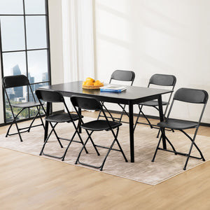 Folding Chair, Indoor Outdoor Portable, Stackable for Events, Offices, Weddings, Picnics and Restaurants