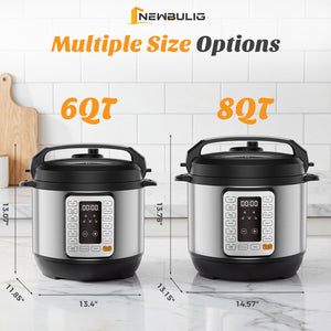 Electric pressure cooker, multi-functional kitchen appliance, instant heating multi-functional cookingware, stainless steel cookingware