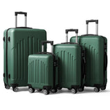 Luggage Travel 4-in-1 Set Bag Trolley Hard Shell Suitcase