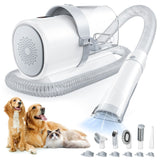 Cordless Dog Grooming Clippers with Suction and 5 Tools