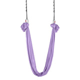 Aerial Yoga Hammock & Swing, 4.4 Yards, Yoga Starter Kit with 100gsm Nylon Fabric, Full Rigging Hardware and Easy Set-up Guide, Antigravity Flying for All Levels Fitness Bodybuilding, Purple