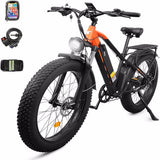 Electric Bike 1000W Motor – 26x4 Fat Tire Mountain Bike, Powerful All-Terrain E-Bike