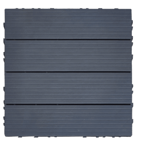 35pcs Plastic Composite Deck Tiles, 12x12in