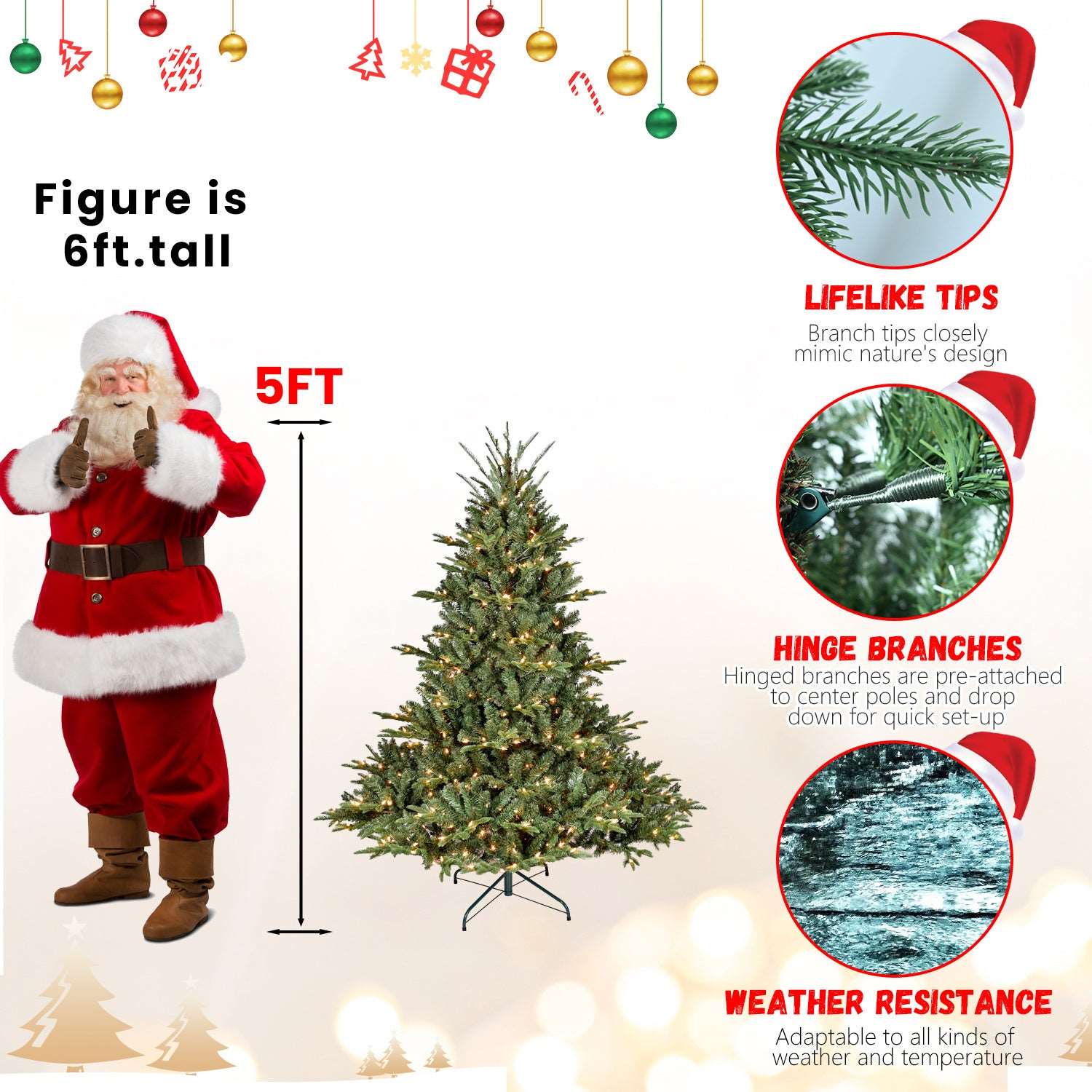 7.5FT Christmas Tree Simulate